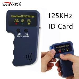 5YOA 핸드헬드 RFID 복사기 라이터 복제기 125KHz EM4100 TK4100 프로그래머 리더 EM4305 T5577 재기록 가능한 ID 키링 태그
