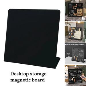 금속 자석 칠판 DIY 디자인 수직 데스크탑 메시지 보드 배지 메모 보관 보관 디스플레이 보드 메시지 디스플레이