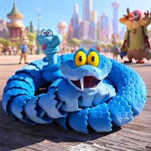 주토피아 게리 3D 프린팅 액션 피규어 애니메이션 가동 관절 피젯 회전형 관절형 사무실 책상 장식품 선물