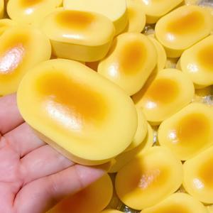 스퀴시 모조 치즈 빵 스퀴즈 장난감 스트레스 해소 슬로우 라이징 감각 장난감 불안 ADHD 자폐증 어린이 및 성인용