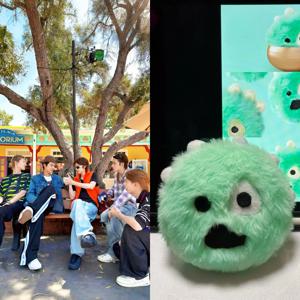 COER 독점 Kpop 핫 뉴 보이 그룹 코르티스 행잉 오너먼트 마틴 제임스 주훈 케온호 스타일 코르티스 볼 펜던트 장식