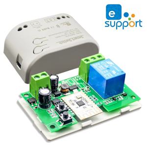 Ewelink 원격 제어 차고 도어 오프너 스위치, 1CH RF 스마트 스위치, 릴레이 자동 잠금 인칭, 12V, 24V, 220V, AC DC