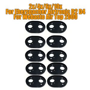 2/4/6/10pcs 자동차 에어 히터 씰 가스켓베이스 블랙 Eberspacher Airtronic D2 D4 Webasto Air Top 2000 디젤 주차 히터