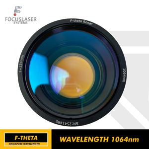 레이저 마킹 머신용 F-theta Ronar 스캔 렌즈 조각 작업 영역 70×70-300×300mm 싱가포르 파장 1064nm