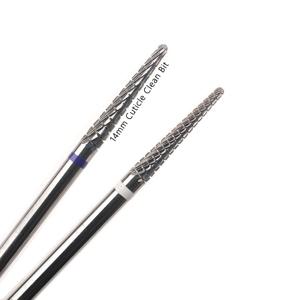 14mm 콘 카바이드 큐티클 클린 네일 비트 콘 네일 드릴 비트 전기 그라인딩 버 매니큐어 드릴 손톱 액세서리 도구