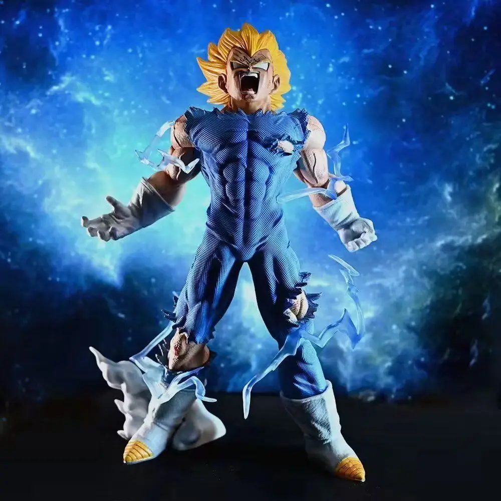 27cm 드래곤 볼 자기 파괴 Vegeta 악마 Vegeta 액션 입상 모델 Pvc 동상 인형 동상 모델 컬렉션 장난감 선물