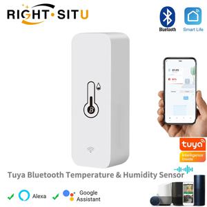 Tuya 스마트 온도 습도 센서 미니 2023 새로운 업그레이드 Bluetooth 호환 APP 원격 제어 온도계 습도계