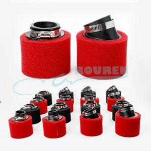Motocross ATV 폼 에어 필터 스폰지 클리너 오토바이 35mm 38mm 42mm 45mm 48mm 50mm 60mm 스쿠터 먼지 핏 자전거 오토바이 액세서리