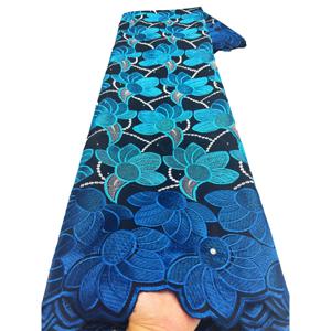 2026년 고품질 신상 아프리카산 면 레이스 원단 (스위스산) 나이지리아 스위스 보일 레이스 여성 드레스 재봉용 소재