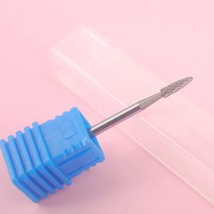 1개 큐티클 카바이드 네일 비트 3/32인치 로터리 카바이드 버 밀링 커터 매니큐어 네일 액세서리 도구