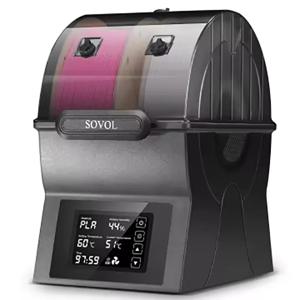 Sovol 필라멘트 건조기 SH02 드라이 박스 필라멘트 밀봉 보관 상자 PTC 히터 필라멘트 탈수기가있는 3D 프린터 스풀 홀더