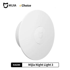 오리지널 신제품 MIJIA 나이트 라이트 3, 밝기 조절 가능, 적외선 스마트 인체 감지, 스마트 홈 라이프를 위한 자석 베이스