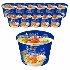 [공식수입인증정품] 캉스푸 선하어반맛 컵라면 중국식품 라면 101g, 12개, 1박스