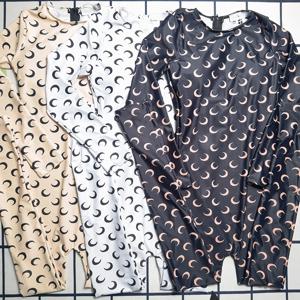 섹시한 럭셔리 여성 원피스 수영복 클래식 디자인 긴 바지 비키니 세트 꽉 끼는 수영복 패션 브랜드 잠수복