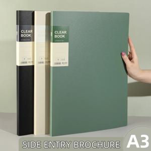 어린이 인증서, 삽화, 도화지 및 포스터 컬렉션 폴더를 위한 A3 측면 로딩 포트폴리오 8K 앨범