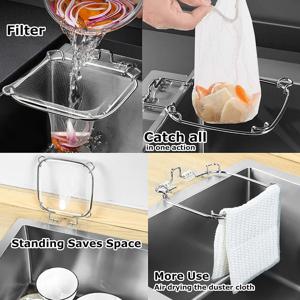 파인 메쉬 싱크 필터 주방 일회용 하수구 쓰레기 메쉬 가방 막힘 방지 스트레이너 배수구 쓰레기 그물 가방 방지 차단