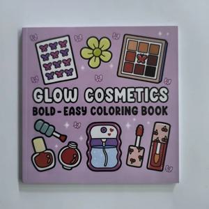 화장품 대담하고 쉬운 패턴 성인을 위한 색칠하기 책 귀여운 그림책 파티와 생일을 위한 완벽한 선물