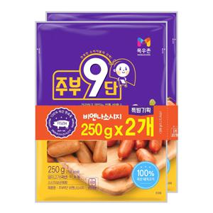 목우촌 주부9단 비엔나소시지 250g+250g