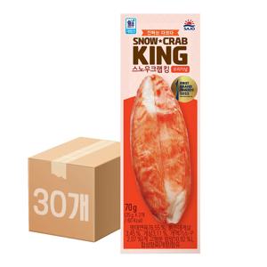 대림 스노우크랩 킹 오리지널 70g 30개
