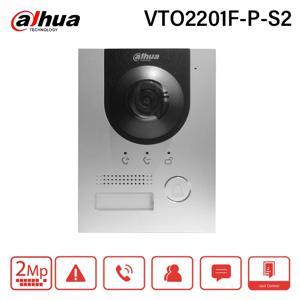 Dahua VTO2201F-P-S2 2MP PoE 비디오 인터콤 Fisheye 초인종 캠 IP 빌라 도어 스테이션 APP RS485 탬퍼 알람으로 원격 잠금 해제
