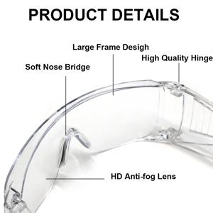 안전 고글 안티 스플래시 방진 작업 실험실 안경 눈 보호 노동 보호 안전 안경 투명 렌즈