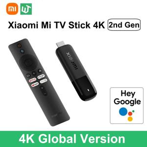 샤오미 TV 스틱 4K 2세대 2025 글로벌 버전 블루투스 5.2 구글 TV 스마트 HDR 2GB RAM 8GB ROM 미니 TV 동글 스트리밍 미디어