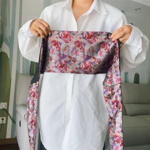 일본 하오리 기모노 유카타 오비 벨트 문학 브로케이드 자카드 패브릭 허리띠 셔츠 드레스 장식 가슴 포장 Cummerbunds