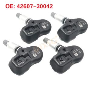 새로운 42607-30042 PMV-C107K 타이어 압력 모니터링 센서 4pcs 2005-2012 Toyota Lexus TPMS 433MHz