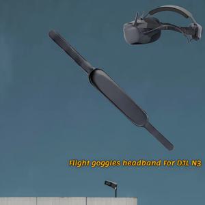 DJI 고글 N3 보호용 모자를 쓰고 있죠 블랙 PU 가죽 헤드 밴드 컴포트 착용 감압 보호 스트랩 도구 용 하이 엔드