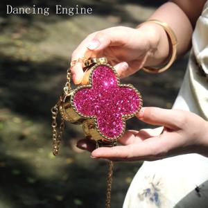 미니 스몰백 이브닝백 핸드백 명품 디자이너 숄더백 재미있는 모양 파티 웨딩 아크릴 샤이니 클러치백