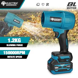 150000RPM 브러시리스 전기 터보 송풍기 제트 팬 200M/S Makita 18V 배터리 핀용 휴대용 리프 블로어 먼지 부는