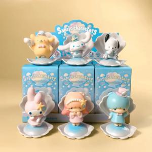 해변 휴가 블라인드 박스 타이드 플레이 핸드피스 장식 소녀 생일 선물 애니메이션 캐릭터 서프라이즈 백 귀여운 모델 팬 컬렉션