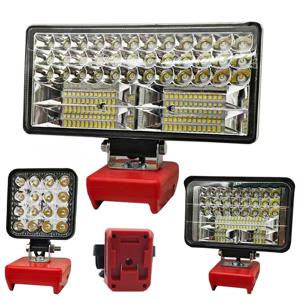 밀워키 18V 리튬 이온 배터리용 M18 LED 작업등 손전등 전기 토치 스포트라이트 USB 파워 뱅크용 전동 공구 부품