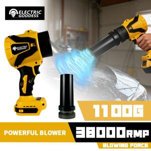 EDOG 브러시리스 전기 터보 블로워 롱 튜브 블로워 제트 팬 핸드헬드 낙엽 제거 눈 제거 도구 디월트 20v 배터리용