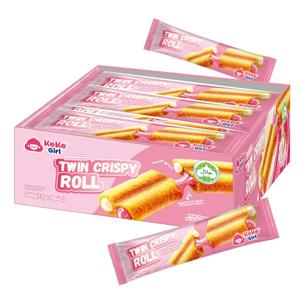 트윈 크리스피 롤 밀크&딸기맛 360g, 2개