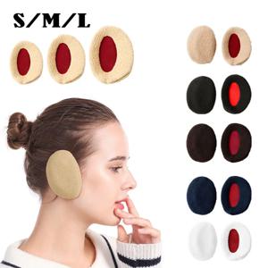 남녀 어린이 겨울용 플리스 귀덮개 밴드리스 귀마개 부드럽고 두꺼운 귀마개 방풍 귀 보호대