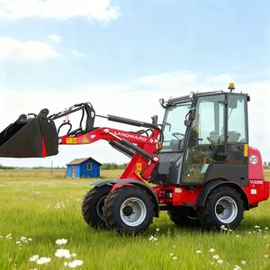 CE 유로 5 소형 로더 신형 4륜 구동 아티큘레이티드 디젤 로더 농업 기계 유압식 미니 휠 로더 W1260 맞춤형