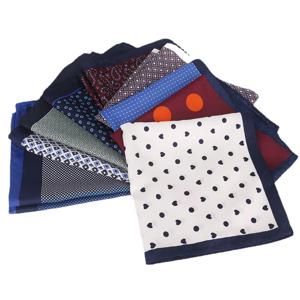 패션 대형 32cm 실키 손수건 남성용 페이즐리 도트 플로럴 포켓 스퀘어 캐주얼 소프트 럭셔리 화이트 핸키 웨딩 수트 핸키