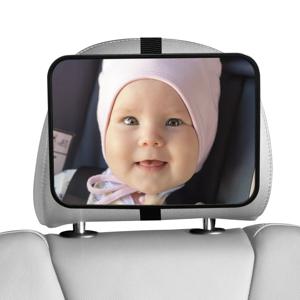 1개 파손 방지 아기 자동차 거울, 자동차 안전 시트 후방 거울, 쉬운 설치, 범용 적합