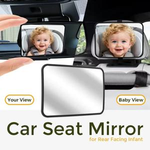 1개 파손 방지 아기 자동차 거울 자동차 안전 시트 후방 거울, 쉬운 설치, 범용 적합