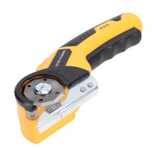 전기 가위 충전식 무선 판지 절단기 이중 안전 스위치 LED 라이트 카펫 가죽 공예용