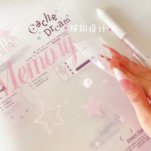 A5 루즈리프 바인더 오거나이저 인스타일 링 바인더 노트북 스크럽 PP 내지 커버 노트북 저널 플래너 오피스