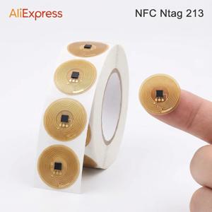 20mm 미니 NFC 태그 스티커 13.56MHz Ntag213 FPC 라벨 144바이트 프로그래밍 가능 칩 안티 메탈 13.56MHz RFID 출입 통제 시스템