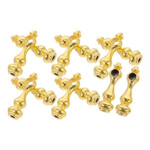 10개입 금속 유리 캐비닛 난간 연결 장식용 스핀들 갤러리 하드웨어 가구 장식 와인 캐비닛 카트용