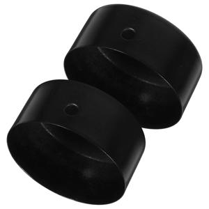 2개입 스테인리스 스틸 난간 끝마개 50mm 원형 계단 끝덮개 목재 PVC 레일 액세서리 커튼 봉 마개