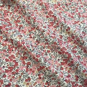 145×50cm 레드 와일드 딸기 100% 코튼 포플린 오리지널 디지털 인쇄 직물 디자이너 스커트 수제 DlY 바느질에 사용