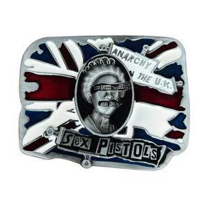 영국 무정부주의 음악 벨트 버클 서부 유럽계 미국인 스타일