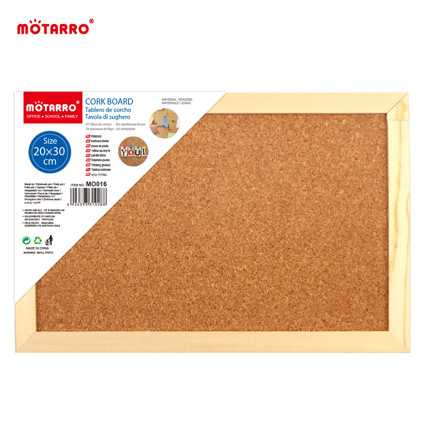 MOTARRO 코르크 나무 벽 교수형 메시지 게시판 프레임 공지 메모 메모 보드 홈 오피스 상점 학교 사진 배경