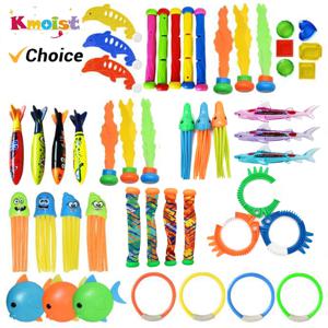 다이빙 장난감 호흡 폐쇄 훈련 물 수중 장난감 세트 어린이 수영장 보물 사냥 물 반지 다이아몬드 키즈 장난감