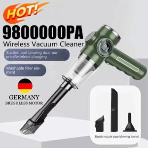 9800000PA 진공 청소기 5 in1 무선 자동차용 습식 건식 겸용 초고출력 핸드헬드 전기 가전 청소기 신제품